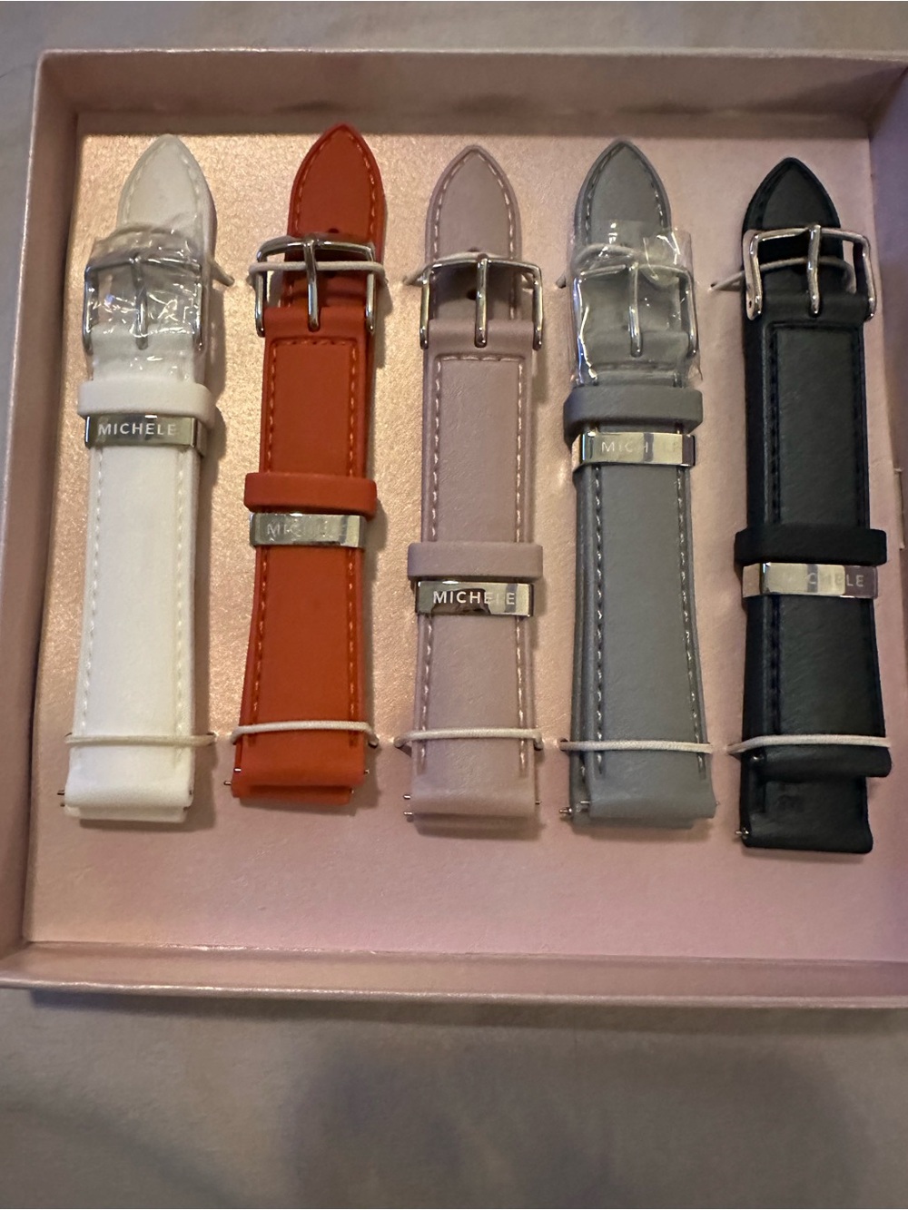 Michele watch band set of 5 18mm